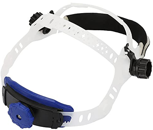 Kopfbandersatz für Solar Auto Darkening Schweißhelme Einstellbares Kopfband Schweißhelmzubehör(Weiß)