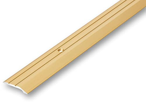 (10,53EUR/m) Ausgleichsprofil Abschlussprofil für geringe Höhenunterschiede 30 x 1500 mm goldfarben zum Schrauben