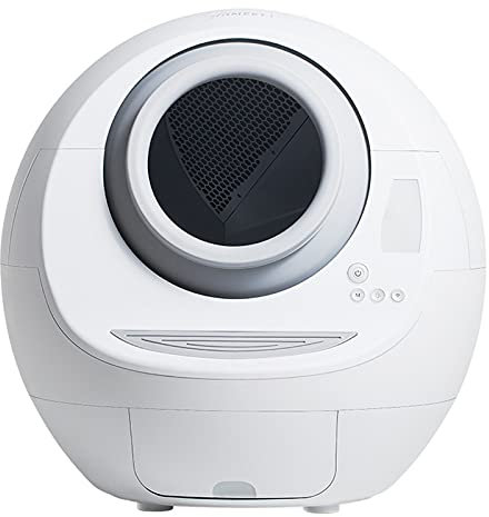 zlw-shop Cat Litter Box Smart Cat Litter Box Enclosed Self Cleaning Cat Litter Box Smart ​Sandbox 2 Operation Modes, Anti-splash Pet Toilet for 20KG Cat，6L Cat Litter Pan