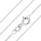 Aeon 925 Sterling Silver Necklace - 1mm Diamond Cut Curb Chain Necklace | 26 Chain | Polishing Cloth & Pouch Bag Included
