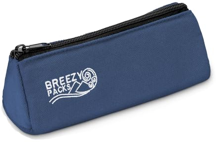 Breezy Basic | Funda de refrigeración para medicamentos | No requiere congelación, humectación o batería | Refrigeración activa (azul marino)