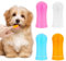 4 Stück Fingerzahnbürste für Hunde, Fingerlinge Hunde Zahnpflege,Fingerzahnbürste Hundezahnbürste für Kleine,Mittlere und GroßE Hunde
