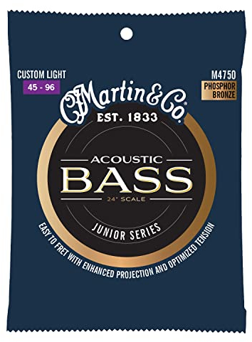 Martin Strings M4750 - Basso a scala corta - bronzo fosforoso personalizzato chiaro (45-98)