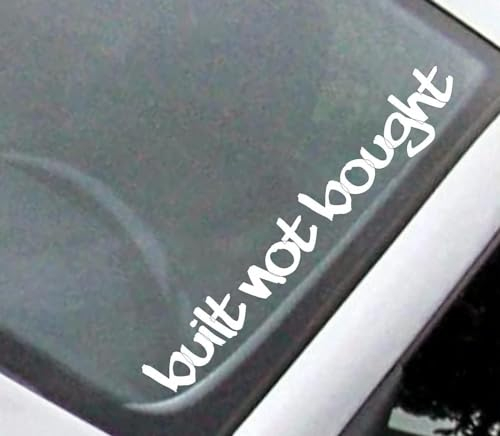 Rakelfix Built NOT Bought ca.55cm Aufkleber Sticker