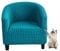 Morbuy Sesselbezug Stretch Sessel Überzug, Sesselhussen Universal Waschbar Sesselüberzug Hussen Cocktailsessel Clubsessel Überzug Weich & Elastisch (Türkis Blau)