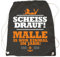Rucksack Tasche Beutel Scheiss Drauf Malle ist nur einmal im Jahr Party Crew