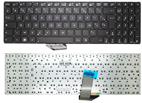 Clavier FRANÇAIS AZERTY pour ASUS A553M / D553M / F553M / K553M / P553M / X553M SÉRIE