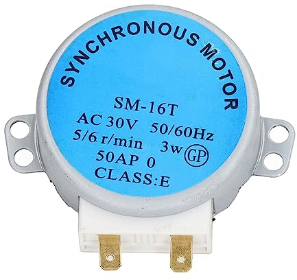MOTOR GIRATORIO PARA HORNO MICROONDAS MOTOR SÍNCRONO DE COBRE ALUMINIO ORIGINAL AC30V (Motor de disco de vidrio)