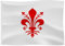 Bandiera Medievale Stemma per Divertimento Outdoor Bandiera Storica (Repubblica di Firenze)