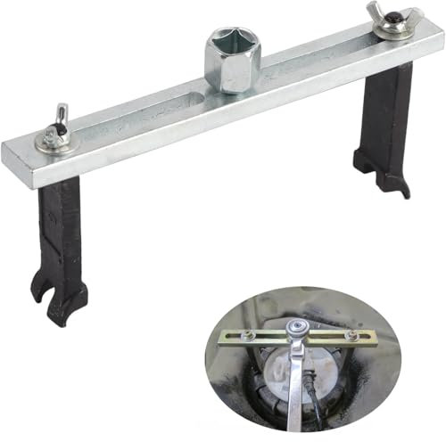 Strumento per La Rimozione Della Pompa Del Carburant,Pompa Di Carburante Coperchio Serbatoio,Rimuovere Strumento Chiave Regolabile,Strumento di Riparazione Auto per Pompa Del Carburante 23-190 mm