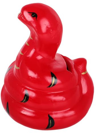 JOINPAYA Süße Keramik Sparbüchse Schlangenform Einzigartiges Design Für Geldsparen Und Dekoration Perfektes Zum Geburtstag Für Fans des Schlangenjahres