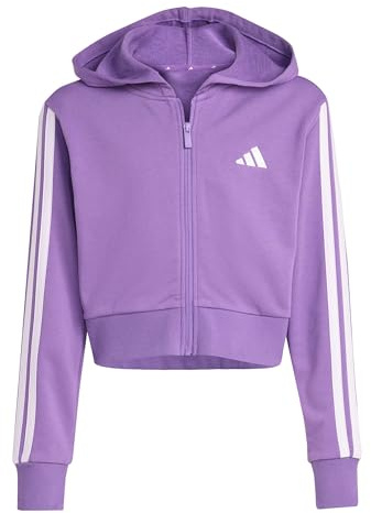 Adidas Mädchen Essentials Full Zip Crop Hoodie