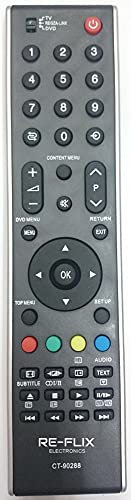 Re-Flix Telecomando CT-90288 / CT-90301 adatto per Toshiba TV 26EL933G