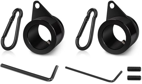 carotoe 2Pieces Rotating Flag Poles Rings Aluminum Alloy Flagpole Spinner For 0.8-1.01Inch Flagpoles Adjusting Rustproof Design Flagpole Rings