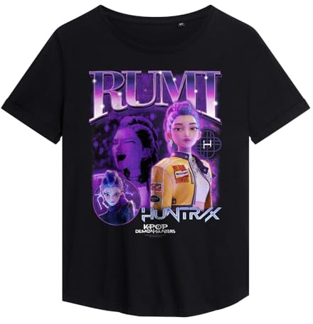 Kpop Demon Hunters Women's K-pop Demon Hunters - Huntrix Huntr/X Rumi Bootleg Ladies Fashion T Shirt T-Shirt