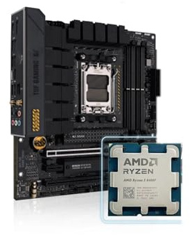 Compatibilità Ryzen 5 8400F + Fit For ASUS TUF GAMING B650M PLUS WIFI Socket AM5 B650 DDR5 mATX 24,4×24,4cm PCI-E 4.0 128GB