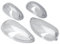 one by Camamoto Code 77206322 Set mit Glassteinen, Blinker, vorne und hinten, transparent, kompatibel mit Congilera Typhoon nrg 50-125cc erste Serie