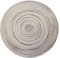Haus und Deko Bast Platzset rund ca. 40 cm Ø Kunststoff Tischset Untersetzer waschbar Sand Beige - Taupe meliert