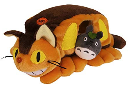 Studio Ghibli Chat en Peluche Bus avec Totoro 24Cm