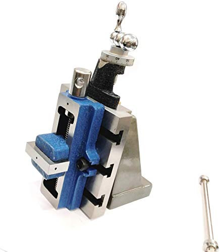 Lathe Milling Vertical Slide 100 x 125 mm & 2 - 50 mm Self Centering Vise Fixed Base For Instant Milling Solution on Lathes I New Slide Vice