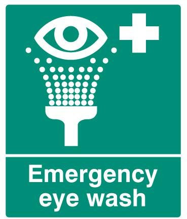 Schild, Notfall-Augenspülung, SAV, Schilder persönlicher Schutz, vor Ort, Sicherheit, 1 Stück - 26003H
