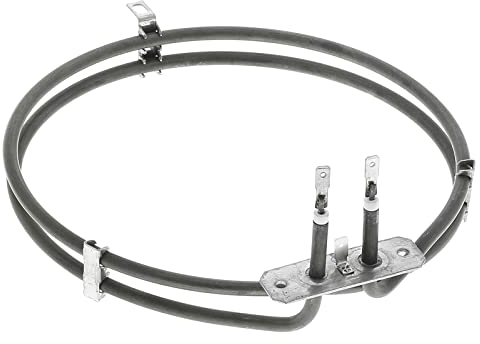 Masterpart Fan Element Compatible With Belling BFSE60DOPIX Oven BFSE60TCBLK Cooker 2000W 2 Turn Caple