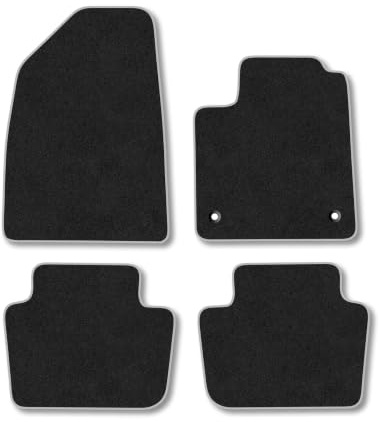 MG 4 (2022+) Carpet Car Mats | Grey Edge Trim Tailored Fit Floor Mats Full Coverage Protection Accessories Easy Clean Anti Slip Made in the UK