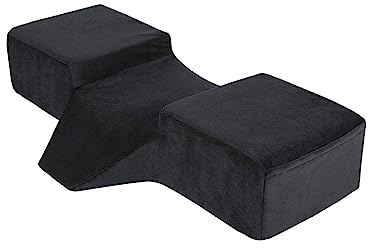 Wimpernkissen - Beauty Pillow mit Memory Foam und Samtkissenbezug, Wimpernverlängerung Kissen mit Zusätzlicher Neigung für Bequeme Unterstützung des Nackens und Rückens