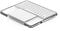 BRIMFORD Transparent Stand and Touchpad Tray Pad Compatible with Apple Magic Keyboard 2/3/Trackpad, Comfortable to Relieve Wrist Pain Hand Rest（Don't Included Apple Keyboard & Trackpad