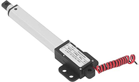 Okuyonic Actionneurs à Mouvement Linéaire, 150N 75mm Micro Actionneur Linéaire électrique en Alliage d'aluminium Multi Protection pour Industrielles(Avec support)