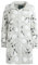 INFIORE Vestaglia donna in morbido coral con zip stampa pinguini art. 671434 - L, Grigio