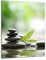 DARO Design - Wand-Bild 6mm HDF 84x56 cm Esoterik Ruhe Steine Wasser - Wand-Deko Bilder Wohnzimmer