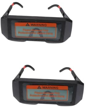 Artibetter 2stücke Auto-dunkelung Schweißbrille Automatischer Filter Für Schweißer Uv Und Infrarot-schutz Verstellbare Und Leicht Für Arbeiten Mit Lichtbogen