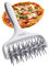 Chef Pomodoro Plastic Pizza Dough Roller (21 x 14.5 cm, Spike Length 7 mm) - Sturdy Pizza Docker, Dough Docker, Pizza Dough Docker, Pizza Docker Roller (Grey)