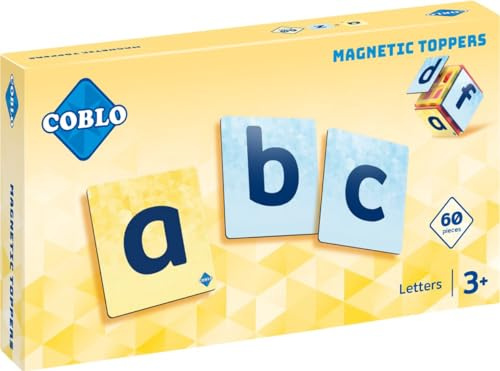 Coblo Magnetisches Buchstaben 60 Stück - Magnetspielzeug - Geschenk 3 Jahre - Montessori-inspiriertes - Fördert Kreativität & Lernfähigkeiten - Spielzeug Ab 3 Jahren
