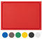 MUVELL Planche à découper en plastique PE-HD Rouge, 35x25x2 cm, passe au lave-vaisselle, extra épaisse, n'abîme pas les couteaux bac à jus
