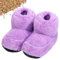 Cozypower Mikrowellengeeignete Hausschuhe für Damen und Herren, beheizbare Stiefeletten, wärmende Hausschuhe, beheizbare Wellness-Stiefel mit feuchter Wärmetherapie, bequeme Füße, warm für