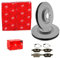 TRW Bremsscheiben 356mm + Beläge vorne passend für A6 A7 4G C7 A8 4H 4D