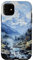 Hülle für iPhone 11 Aquarell Berge Landschaft