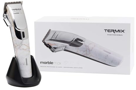 Termix Marble Max | Máquina de Corte Profesional | Motor Sin Escobillas | Cuchilla Precisa de Pulvimetalurgia | Batería de Litio | Ligera y Versátil | Con 8 Peines
