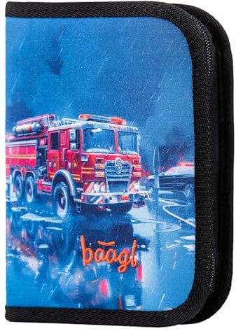 Baagl Federmäppchen für Jungen - Schüleretui, Federtasche, Federmappe für Schreibwaren - Etui, Federpenal, Schulmäppchen (Lebensretter)