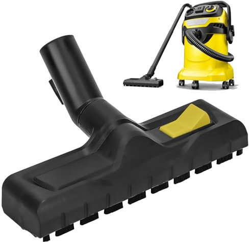 Bocchetta di aspirazione a secco per Karcher WD4, WD5, WD6, Ugello universale da 35 mm umido/secco, Bocchetta di Ricambio per Aspirapolvere a Secco Karcher(giallo 35 mm)