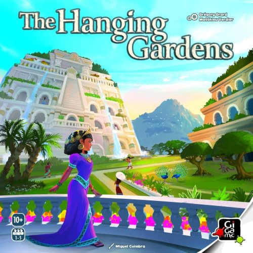 The Hanging Gardens Brettspiel, Strategischer Gartenbau, 1–5 Spieler, ab 10 Jahren