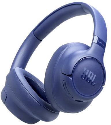 JBL Tune 730 BT Wireless Over-Ear Headphones with JBL Pure Bass Sound, Bluetooth 6.0, Foldable Design, Audio Cable, 76-Hour Battery Life and Google Fast Pair/Microsoft Swift Pair, Blue