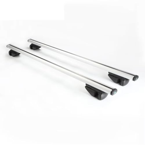 Dachgepäckträger Universal 135CM Autodachträger Querträger 150 330LBS Für Auto Mit Seitenschienen Arbeiten Kajak Fracht Ski Racks Relingträger(120cm)