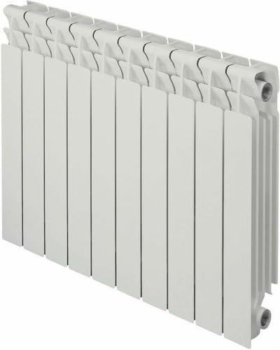 Radiador de Aluminio FERROLI Modelo XIAN 700N – 10 Elementos | Alta Emisión Térmica 1296 kcal/h, 700 mm, Conexión 1”, Calefacción por Agua, Blanco RAL 9010