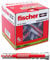 Fischer 50 Tasselli Lunghi Duopower 8 x 65 mm Universali, per il Fissaggio di Mensole, Pensili, Staffe Porta TV su Muro e Cartongesso, 538241