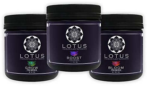 Lotus Nutrients Starter Kit (Bloom, Boost, and Grow) - Most Advanced Plant Nutrient Powder Fertilizer for Soil, hydroponics, and Other Grow Mediums