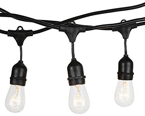 Optonica 5051-Lampenfassung E27 insg schwarz mit Eingang und Ausgang 2 Pin IP65