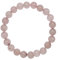 Unique Chakra Buddha Damen Perlenarmband echter Rosenquarz 8mm Perlen Energiearmband Heilsteine dehnbar Juweliers Qualität